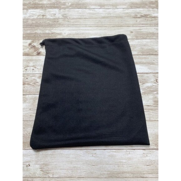 Ebay Reusable Black Drawstring Bag EBay Logo Material Pouch Bag, Black White New - Picture 2 of 5